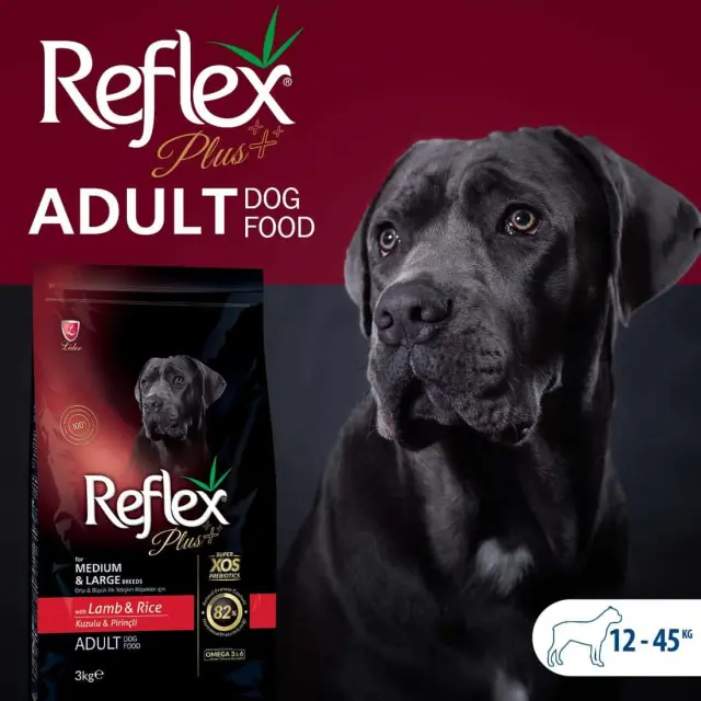 Reflex Plus Medium/Large Adult Lamb 3kg 2