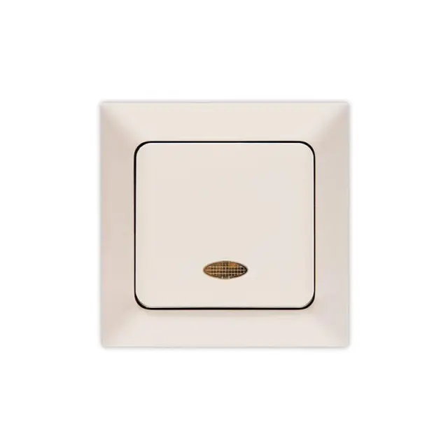 Μπουτόν Ρολλών Μπεζ 8.2x8.2x3.5cm