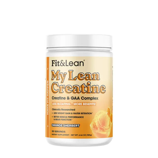 Fit & Lean My Lean Creatine Orange Sherbert, 183 g
