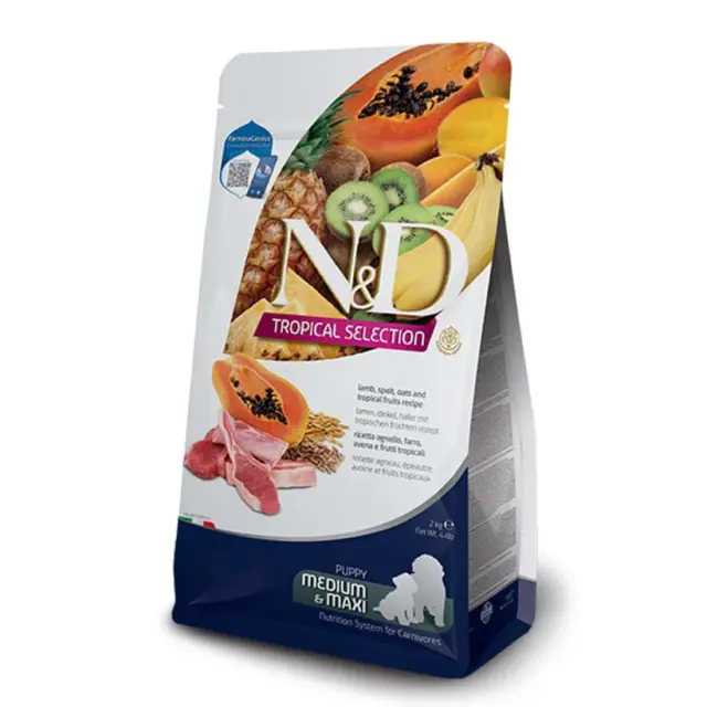 N&D Dog Tropical Select Lamb Puppy Medium & Maxi 10kg
