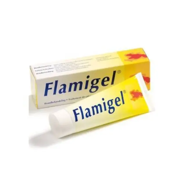 Flamigel Υδροενεργό Επίθεμα σε Μορφή Gel Iδανικό για την Aντιμετώπιση Πληγών & Εγκαυμάτων καθώς Ανακουφίζει τον Πόνο, 100gr