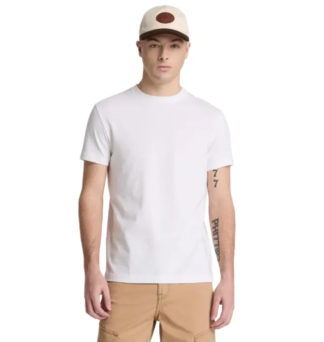 Timberland ανδρικό t-shirt κεντημένο λογότυπο 0YHBU100-1