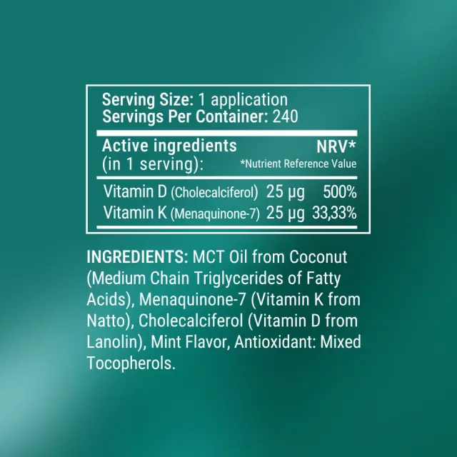 Vitamin360 D3 + K2 Oral Spray 2