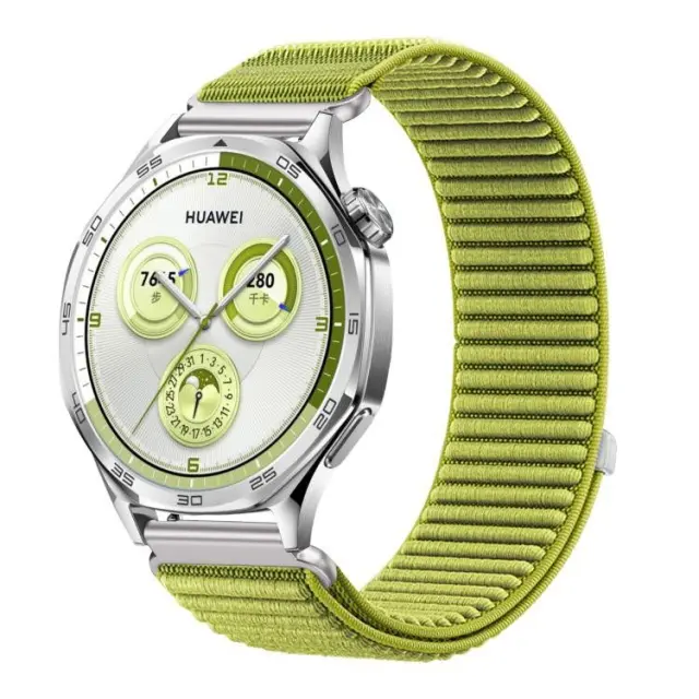 Nylon Λουράκι για Smartwatch 20mm-Lime Green OEM