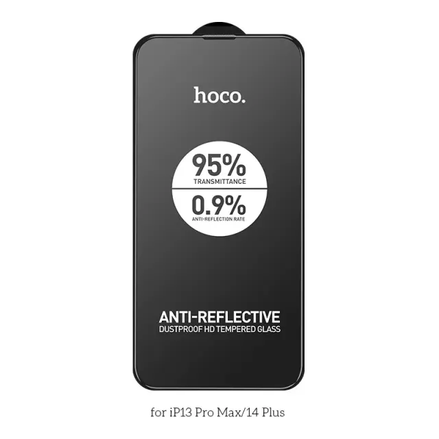 Tempered Glass Hoco A32 Anti Reflective Dustproof 0.33mm για Apple iPhone 14 Plus/ iPhone 13 Pro Max Μαύρο 3