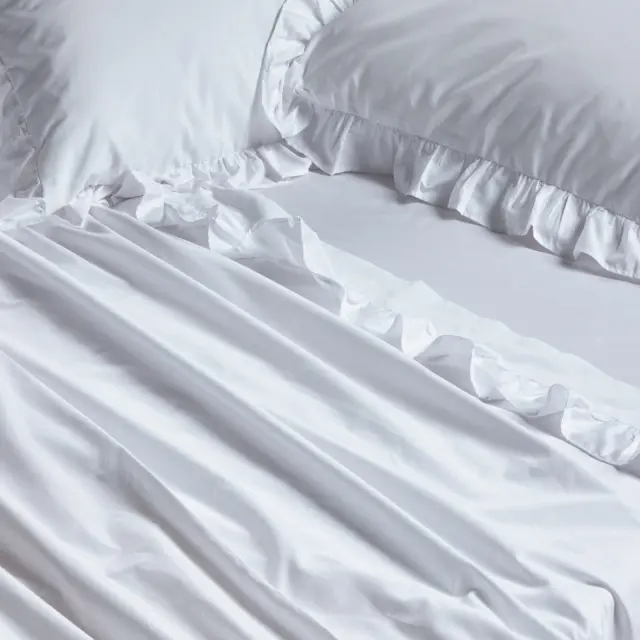Das Home Σετ Παπλωματοθηκη Υπερδιπλη Daily 3174 White White 2