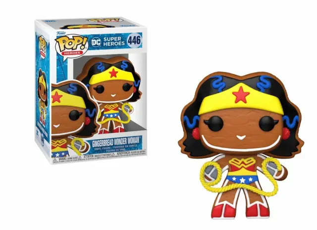 Funko Pop! Heroes: DC Super Heroes Holiday - Gingerbread Wonder Woman #446 Vinyl Figure