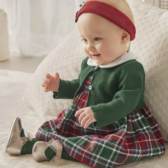 Baby 6 μηνών έως 4 ετών Φόρεμα κερασί - 18M