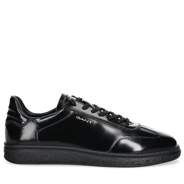 Ανδρικά Δερμάτινα Sneakers Gant Cuzmo 31631010 G00 Μαύρα Μαύρο - 41