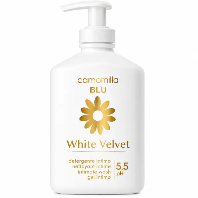 CAMOMILLA BLU White Velvet Intimate Wash- Υγρό Καθαρισμού Ευαίσθητης Περιοχής pH5.5, 300ml