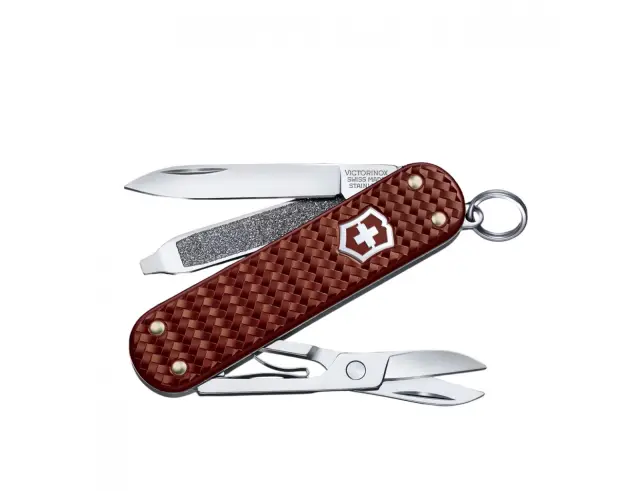 Ελβετικός Σουγιάς Victorinox Classic SD Precious Alox με 5 λειτουργίες και μήκος 5.8cm - Hazel Brown0.6221.4011G