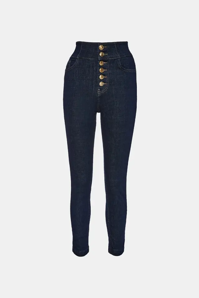 Lynne Denim Στενό Τζιν Παντελόνι Μπλε - 40