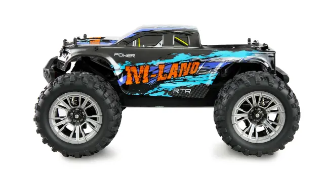 AMEWI M-Land Τηλεκατευθυνόμενο Monster Truck 4x4 1:16 έως 48 km/h Μπλε 22623 3