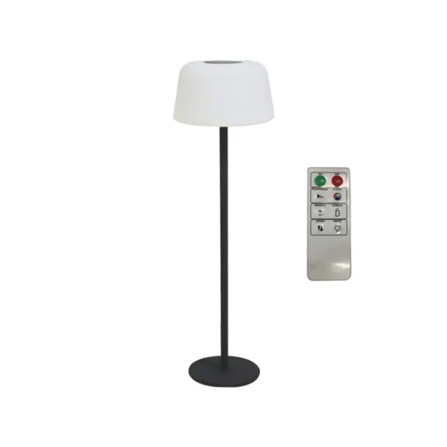 ΗΛΙΑΚΗ/ΕΠΑΝΑΦΟΡΤΙΖΟΜΕΝΗ RGBW LED ΛΑΜΠΑ ΔΑΠΕΔΟΥ D30*H15CM IP65 LiFePO4 2600mAh / FLOD3015RGBW