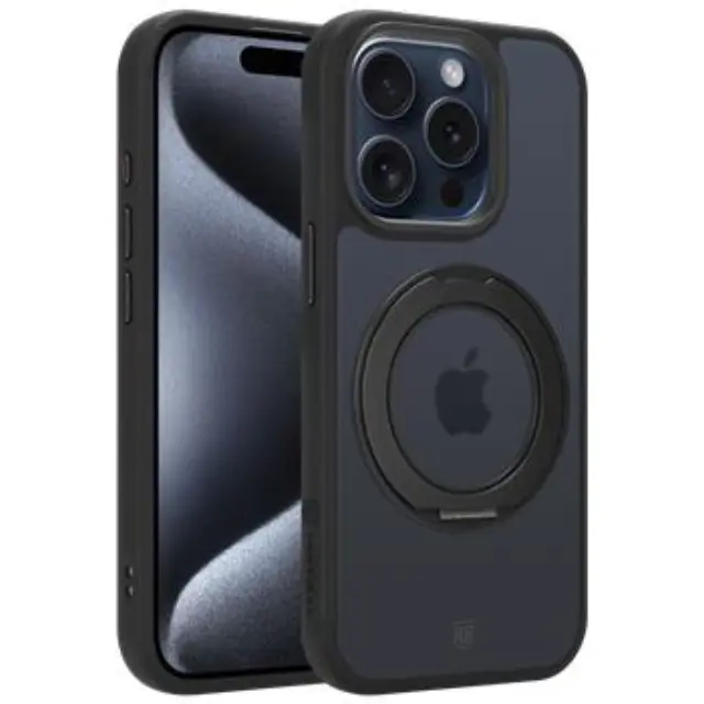 Tactical MagForce Hyperstand Cover for Apple iPhone 15 Pro Asphalt