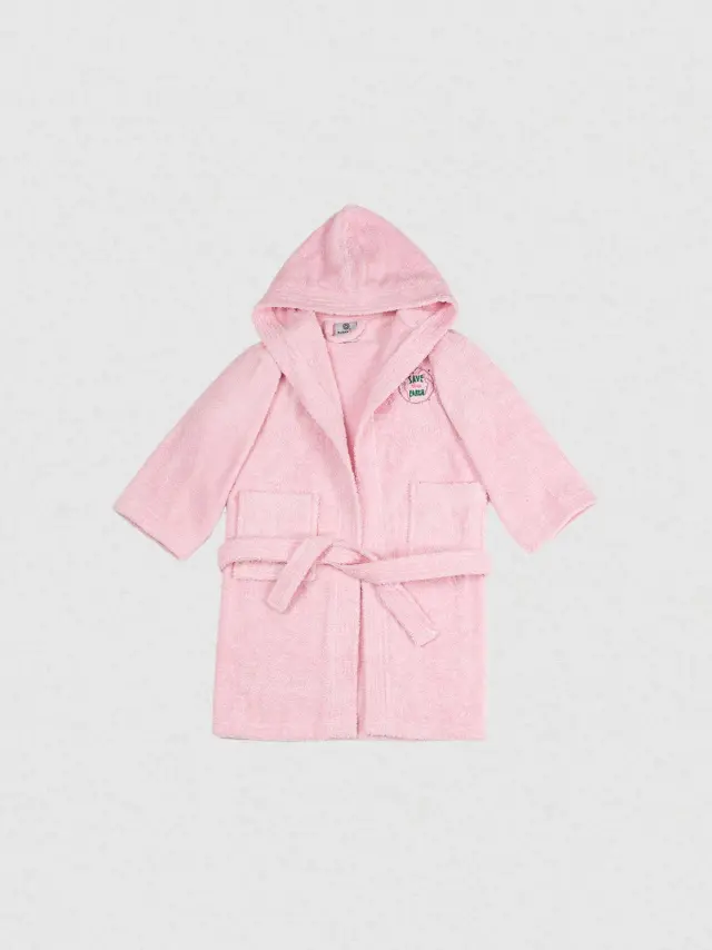 Μπουρνούζι Παιδικό Eco Pink Ηλικία 10-12 Sunshine