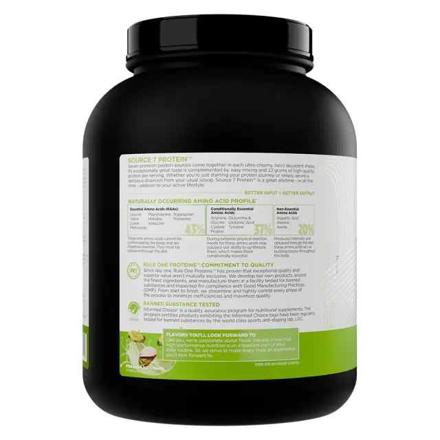 Rule1 Source 7 Protein Pistachio Ice Cream, 4 lbs 3