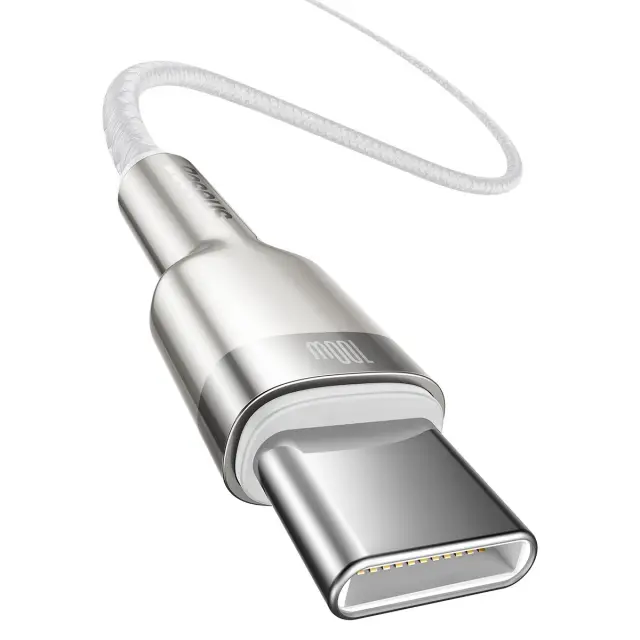 Baseus Cafule Metal Series Data Cable USB-C - USB-C 100W 1m White 2