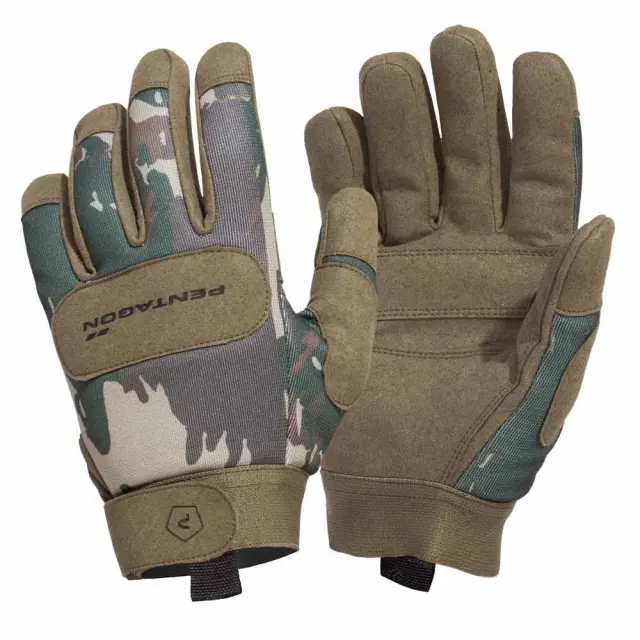 Pentagon Duty Mechanic Camo-Γάντια Παραλλαγής για Υπηρεσιακή-Τακτική Χρήση - 56-GR.CAMO-Ελληνική