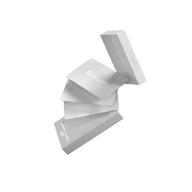 Tangem Wallet - 3-card set, White Stealth 2