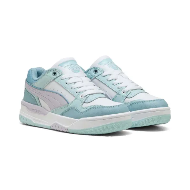 Puma Rebound Retro Sneaker Λευκό Γαλάζιο Μωβ 401564-18 - 38.5 3