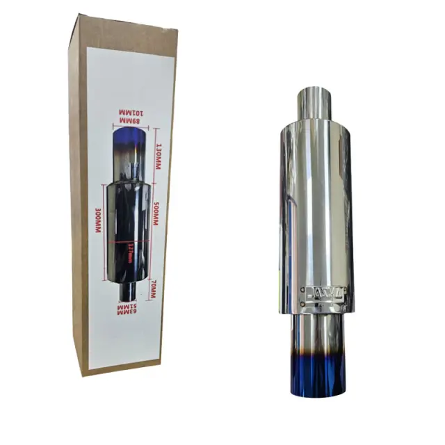 Τελικό Καζανάκι Εξάτμισης 70cm x 12,7cm - Exhaust Muffler Tip 081240
