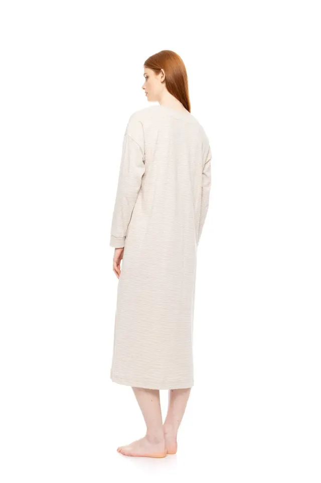 W1795 - Type - NIGHTGOWN HAZELNUT STRIPES 3