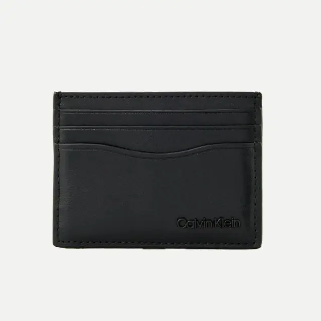 Δερμάτινη Καρτοθήκη Calvin Klein K50K511272-BEH Μαύρο - Single Size