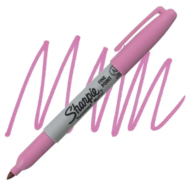 Μαρκαδόρος Sharpie Fine Permanent 0.9mm - Ροζ