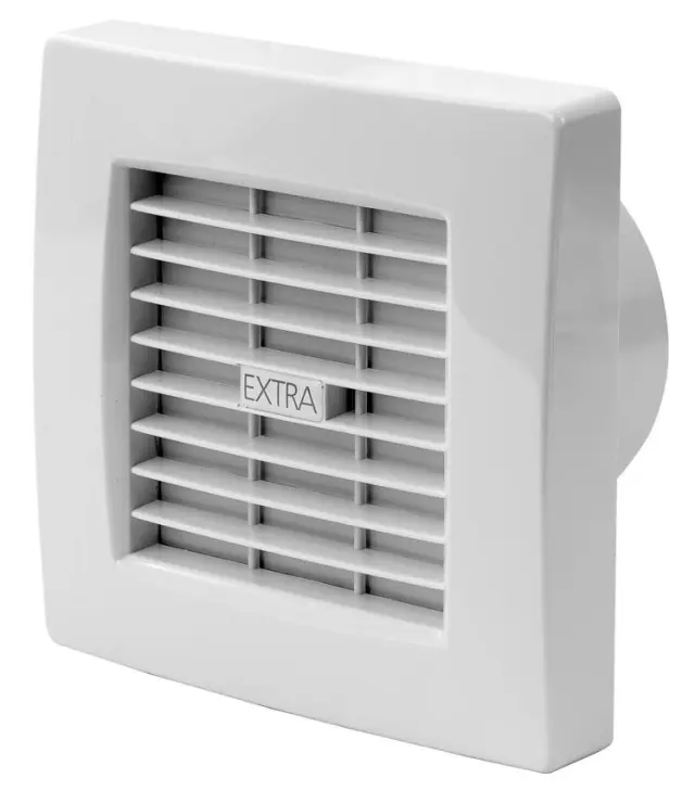 Europlast X120ZT - Εξαεριστήρας μπάνιου με αυτόματες περσίδες & χρονοδιακόπτη