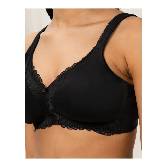 Triumph Γυναικείο Σουτιέν Modern Lace+Cotton N, Χρώμα Μαύρο 3