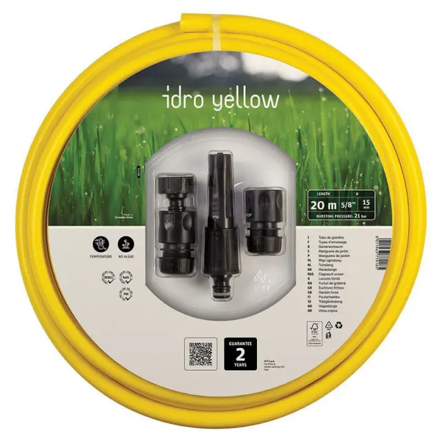 Λάστιχο Κήπου FITT IDRO YELLOW 3 Στρ. 1/2" 20m