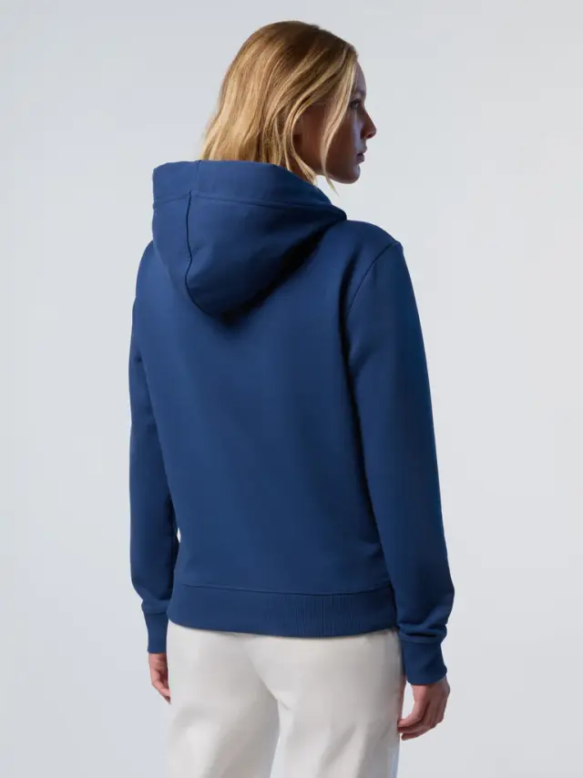 North Sails - Γυναικεία Μπλούζα φούτερ V-neck 091177-000-0787 Μπλε 2