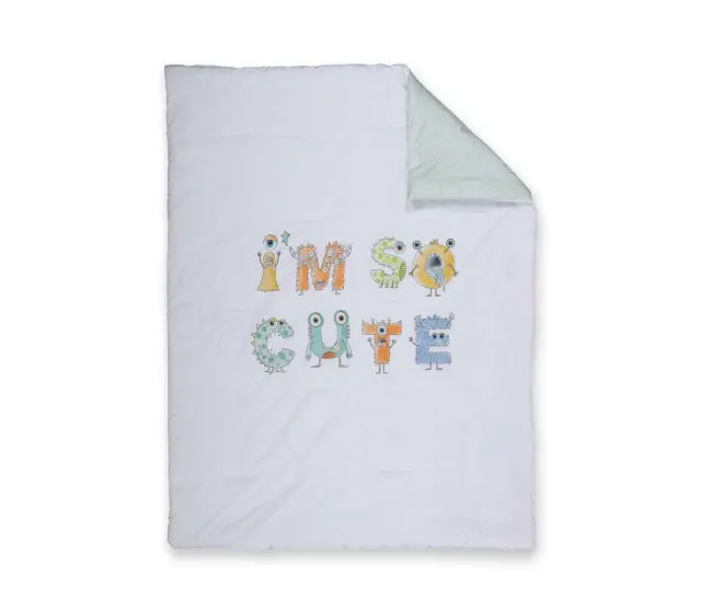 ΒΡΕΦΙΚΟ ΚΟΥΒΕΡΛΙ ALPHABET MONSTER 110Χ140 NEF-NEF HOMEWARE 3