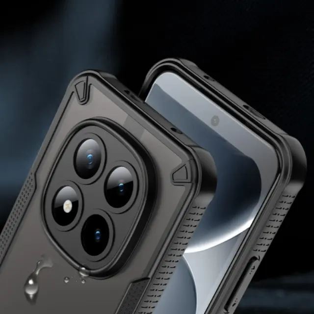 Tech-protect Rugged Shield Xiaomi Poco M8 Pro / Redmi Note 15 Pro+ Plus 5g Matte Black 3