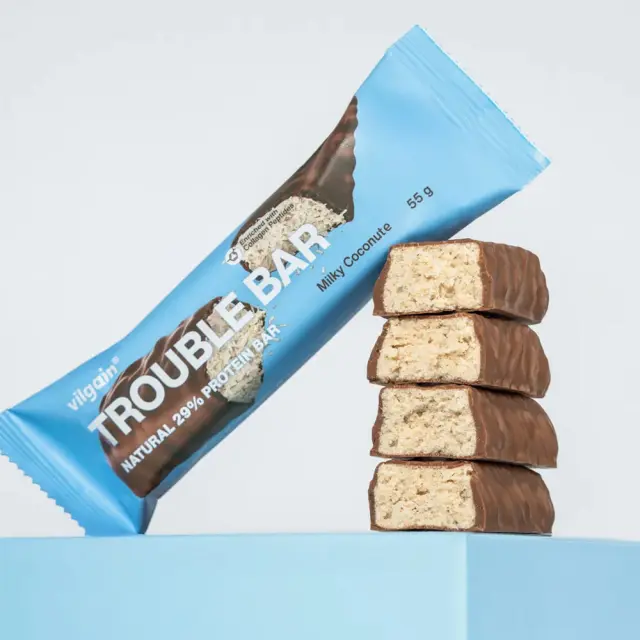 Vilgain Trouble Protein Bar Milky Coconut 3