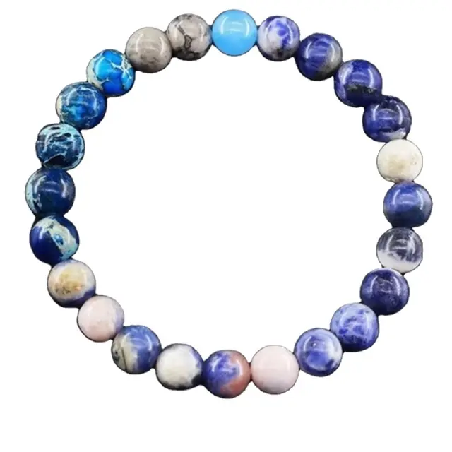 Blue Earth Ελαστικό Βραχιόλι με Χάντρες Planets 3