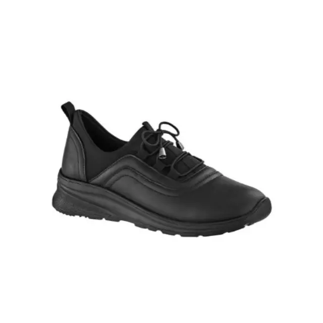 Naturelle 1040N Δερμάτινα Ανατομικά Sneakers Μαύρο Νούμερο 39, 1 ζευγάρι
