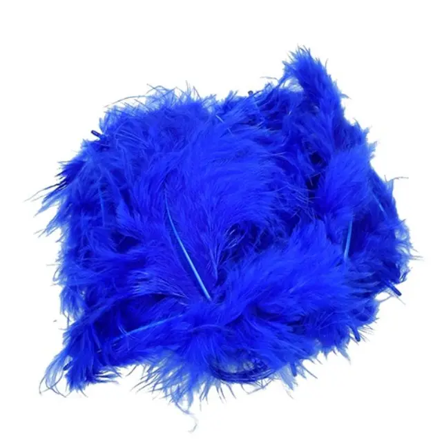 Φτερά Marabou Blue - 10-12cm ~2g ~20τεμάχια