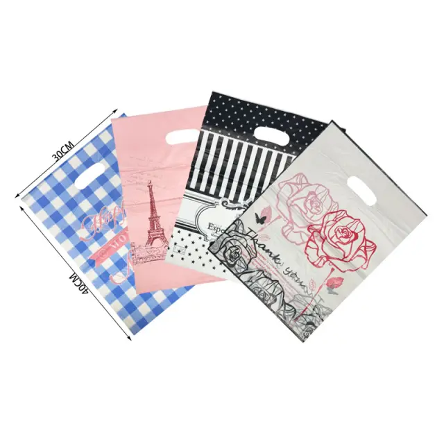 Πλαστική σακούλα δώρου 40x30cm 50τμχ - Plastic present bag 145867 2