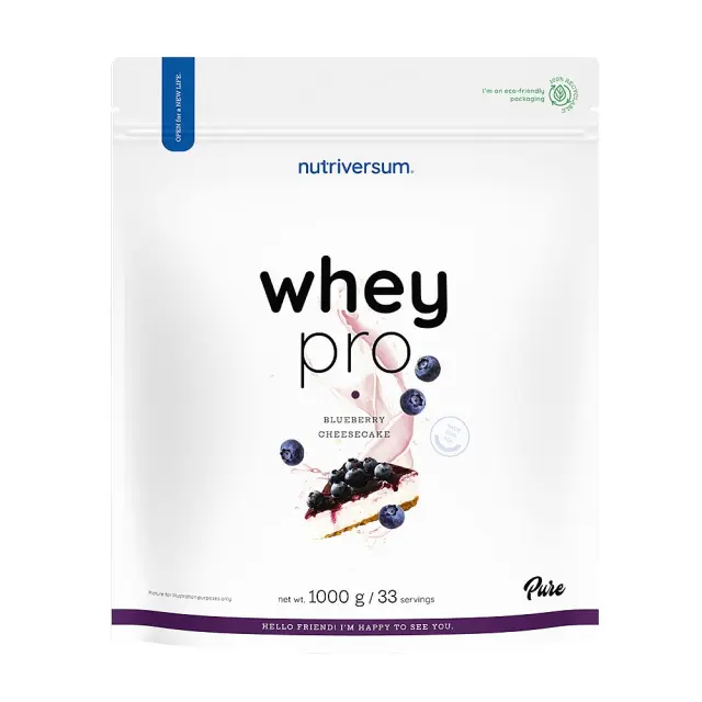 Nutriversum Whey PRO - PURE Blueberry Cheesecake, 1000 g