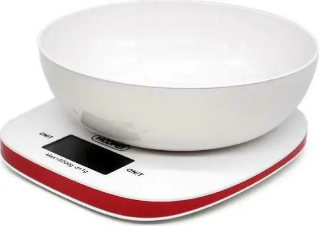 Hoomei HM-1235 Ψηφιακή Ζυγαριά Κουζίνας 1gr/5kg Λευκή 2