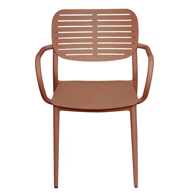 ΠΟΛΥΘΡΟΝΑ ΤΡΑΠΕΖΑΡΙΑΣ FB96644.08 ΑΛΟΥΜΙΝΙΟ ΣΕ TERRACOTTA 56x58x80Υεκ 3