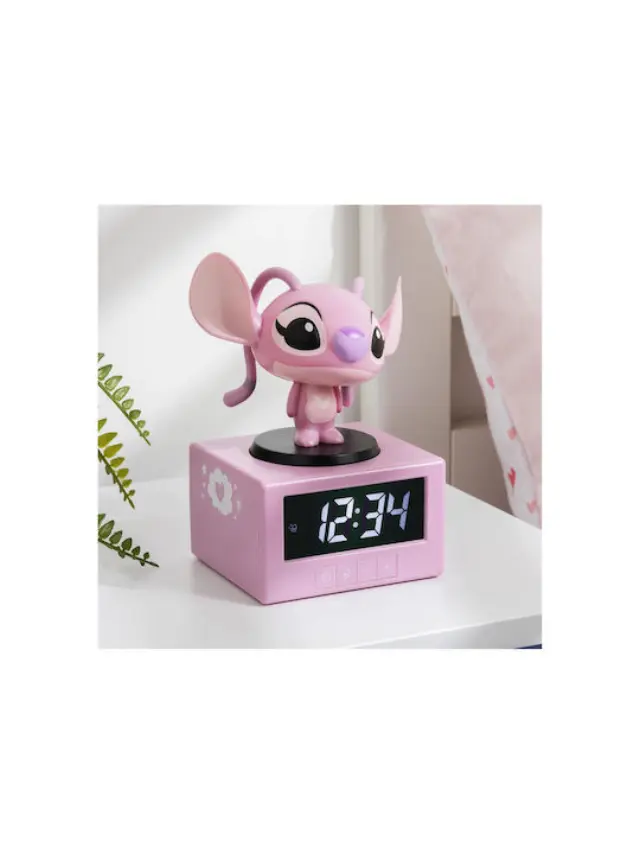 Paladone Ρολόι ξυπνητήρι Disney Lilo and Stitch Angel Icon Alarm Clock PP14987LS