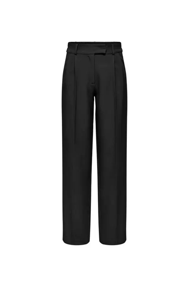 ONLY ΥΦΑΣΜΑΤΙΝΟ ΠΑΝΤΕΛΟΝΙ STRAIGHT FIT Μαύρο 3