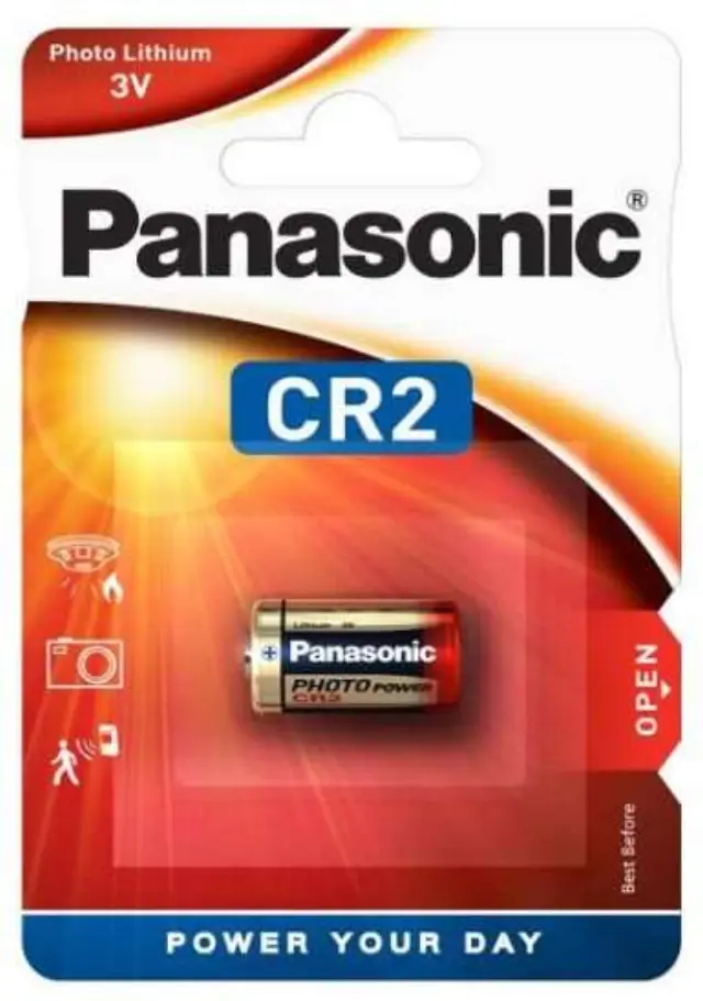 PANASONIC Photo Lithium μπαταρία Λιθίου CR2 - 3V 1 TEM