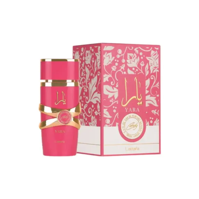 Lattafa Yara Candy Eau de Parfum 100ml Γυναικείο Αρωμα με Φράουλα, Βανίλια + Gardenia 3