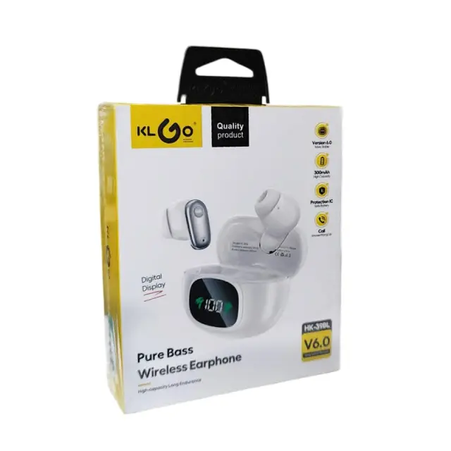 KLGO ΑΣΥΡΜΑΤΑ ΑΚΟΥΣΤΙΚΑ BLUETOOTH V6.0 HK-39BL