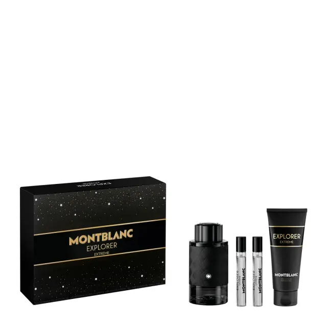 Montblanc Explorer Extreme Ανδρικό Αρωματικό Σετ: Parfum 100ml & 2xTravel Spray 7.5ml & Shower Gel 100ml