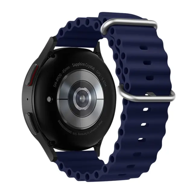 Watchband Hoco WH01 Flexible Series για Samsung Huawei Xiaomi Vivo OPPO κα 22mm Universal Σκούρο Μπλε Silicon Band